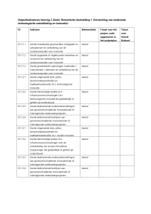 Versterking van onderzoek, technologische ontwikkeling en innovatie