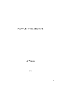podoposturale therapie