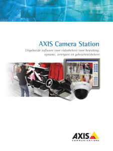 AXIS Camera Station - Axis Communications