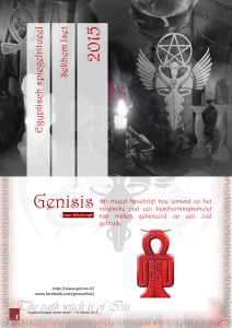 Egyptisch Spiegel ritueel - Genisis
