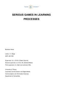 Serious Games in Learning Processes