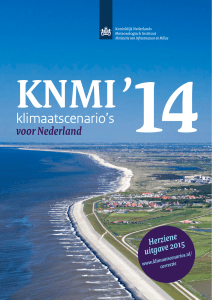 KNMI`14-klimaatscenario`s