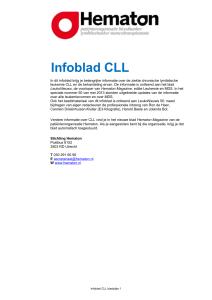 Infoblad CLL