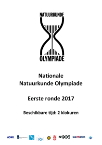 Opgaven 2017 - Natuurkunde Olympiade