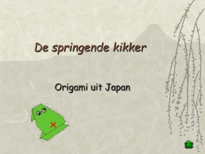 Origami uit Japan