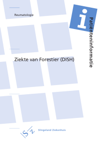 Ziekte van Forestier (DISH) - Folders