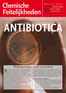 antibiotiCa - Chemische Feitelijkheden