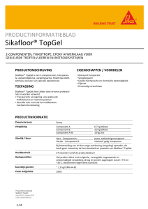 Sikafloor® TopGel - Sika Nederland BV