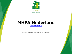 MHFA Nederland - Het Oranje Kruis