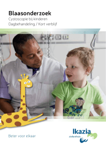 Blaasonderzoek (Cystoscopie) bij kinderen