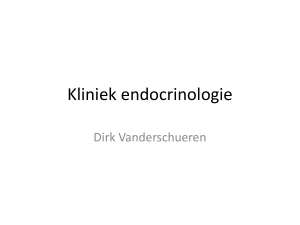 Kliniek endocrinologie
