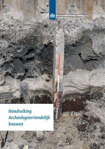 Handreiking Archeologievriendelijk bouwen