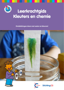 Leerkrachtgids Kleuters en chemie