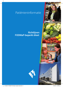 20140015 FODMAP Richtlijnen beperkt dieet.indd