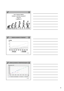 Type 2 Diabetes Mellitus Voeding in evolutionair