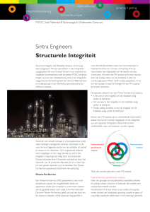 Sintra Engineers Structurele Integriteit