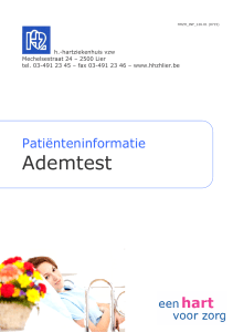 Ademtest - H.-Hartziekenhuis Lier