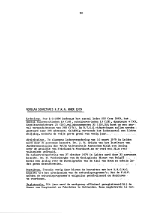 Verslag sekretaris W.T.K.G. over 1979 najaarsvergadering
