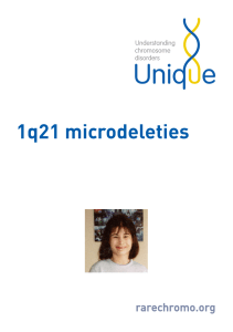 1q21 microdeleties