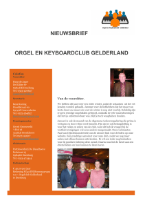 Nieuwsbrief 2017- febr - Orgel en Keyboardclub Gelderland