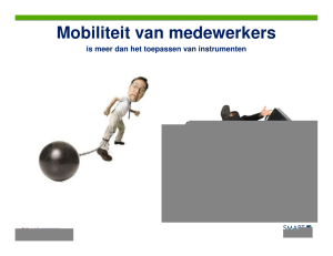 Mobiliteit van medewerkers