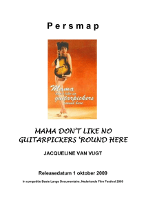 jacqueline van vugt - Mama don`t like no guitarpickers round here
