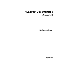 NLExtract Documentatie