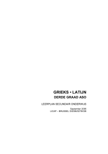 grieks • latijn - VVKSO - ICT