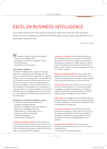 excel en business intelligence