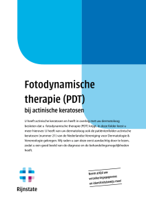 Fotodynamische therapie (PDT)
