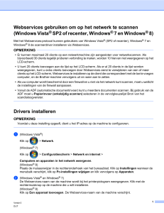 Webservices gebruiken om op het netwerk te scannen (Windows
