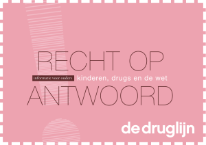 informatie voor ouders kinderen, drugs en de wet