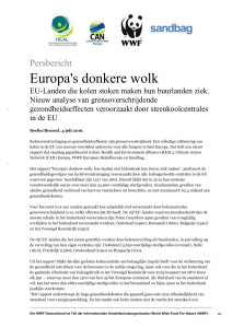 Europa`s donkere wolk - Health and Environment Alliance