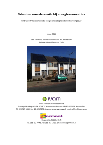 Rapport Winst en waardecreatie bij energie renovaties 29-3-2016