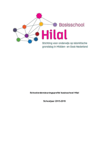SOP Hilalschool 1 - Passend onderwijs regio 2305PO