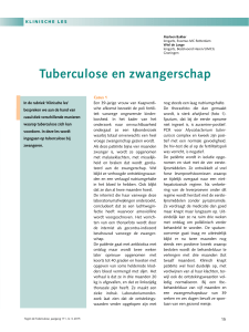 Tuberculose en zwangerschap