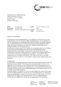Brief - Vereniging Gehandicaptenzorg Nederland