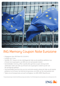 ING Memory Coupon Note Eurozone