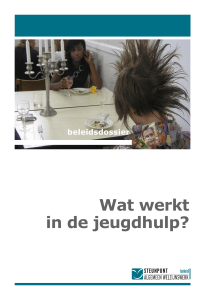 Wat werkt in de jeugdhulp?