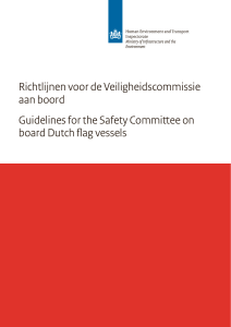 Richtlijnen voor de Veiligheidscommissie aan boord Guidelines for
