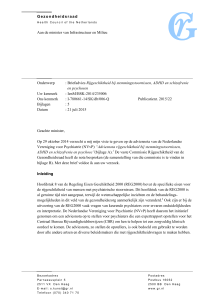 briefadvies Rijgeschicktheid Stemmingsstoornissen 201522