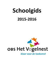 Schoolgids 2015-2016 Inhoudsopgave Een woord vooraf Ons