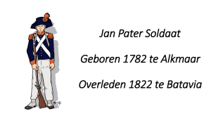 Op de terugtocht raakte Jan op den 18 November 1813 geblesseerd