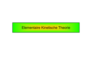 Elementaire Kinetische Theorie