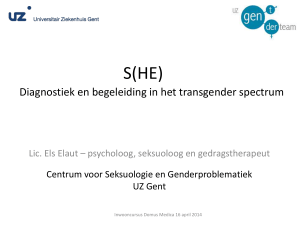 Diagnostiek en begeleiding in het transgender