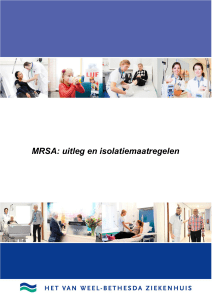 MRSA: uitleg en isolatiemaatregelen - Het Van Weel
