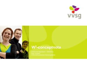 W²-conceptnota