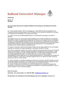 Persberichten van de Radboud Universiteit Nijmegen zijn ook te