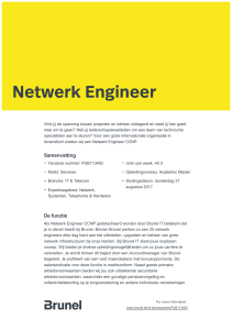 Netwerk Engineer