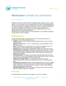 Nierkanker (renaal cel carcinoom)